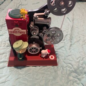 Peanuts animated lighted and musical Holiday decor. Charlie Brown Snoopy woodsto